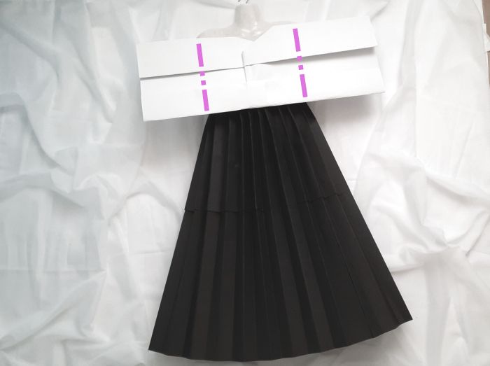 Jurk van papier maken