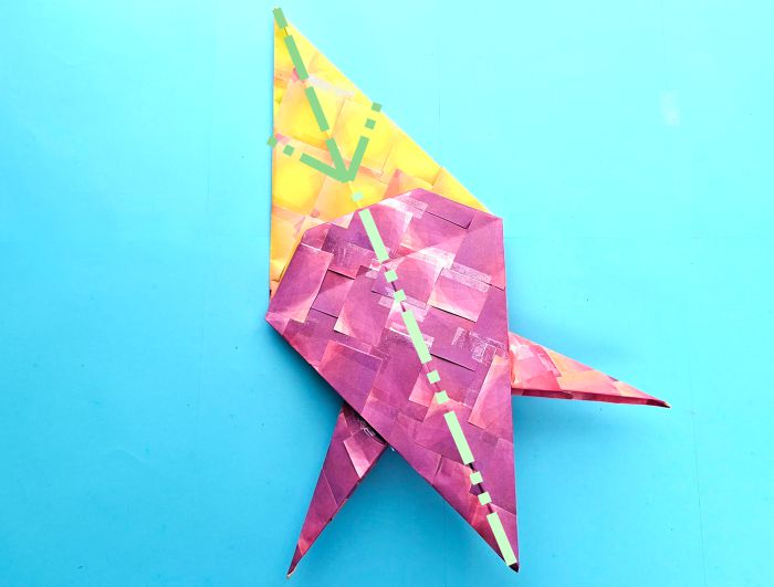 Origami Papegaai vouwen Origami Papegaai vouwen