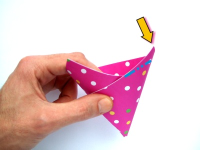 how to make an origami party hat