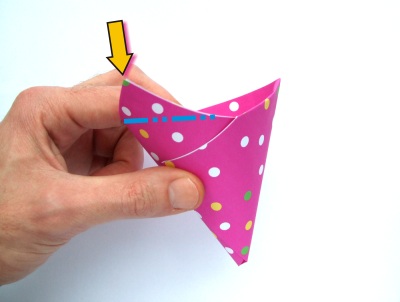 how to make an origami party hat