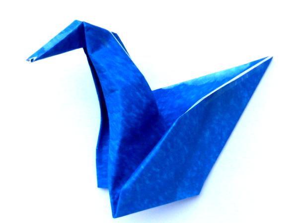 Origami Pauw maken