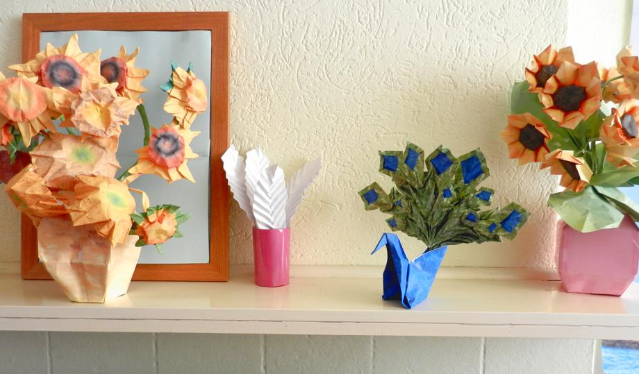 Origami home decorations