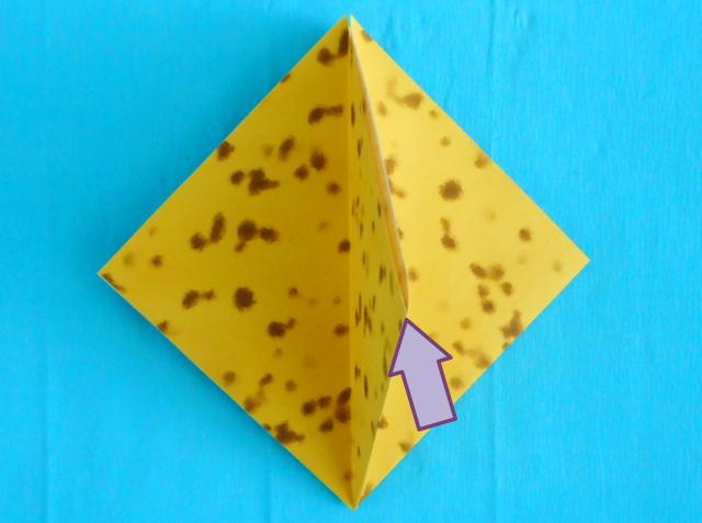 Origami Banaan vouwen