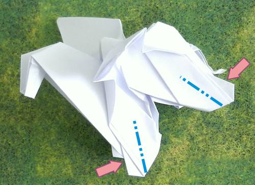 How to fold an Origami Pegasus