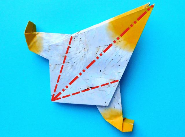 Origami Pelikaan vouwen Origami Pelikaan vouwen