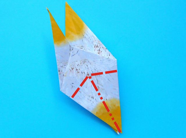 Origami Pelikaan vouwen Origami Pelikaan vouwen
