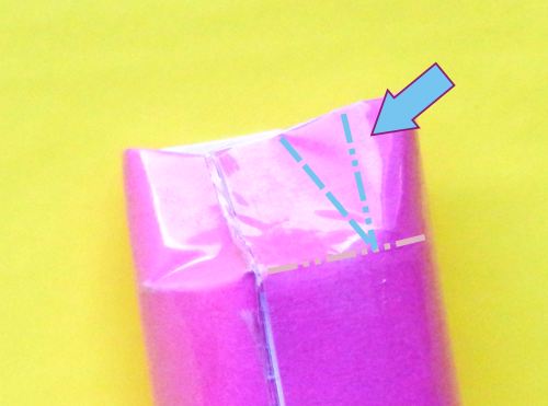 Make an Origami round pencil box