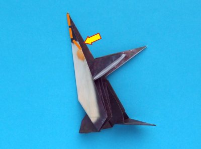Origami Pinguin vouwen Origami Pinguin vouwen