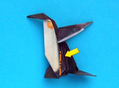 Origami Pinguin vouwen Origami Pinguin vouwen