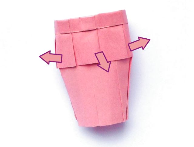 Make an Origami Peplum Skirt