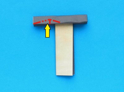 origami pickaxe folding instructions