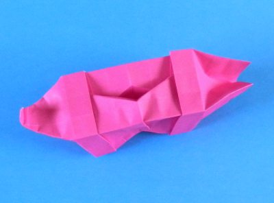 Origami Varken vouwen