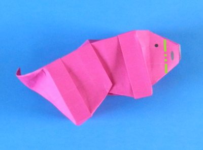 Fold an Origami Piggy Bank