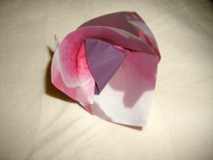 Origami bloem