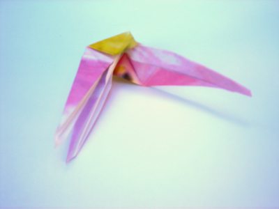een klein roze bloemetje van papier maken een klein roze bloemetje van papier maken