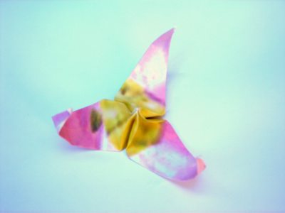 Dun Origami bloemetje Dun Origami bloemetje