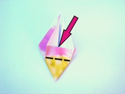 een klein roze bloemetje van papier maken een klein roze bloemetje van papier maken