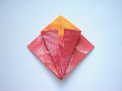 een origami bloem