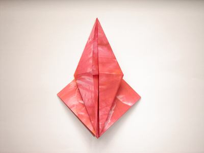 een origami bloem