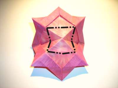 origami diagrammen van een roze bloemetje origami diagrammen van een roze bloemetje