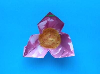 how to fold a cute pink origami flower
