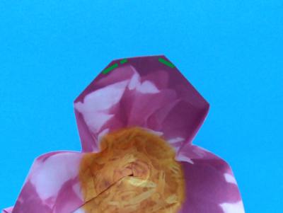 how to fold a cute pink origami flower