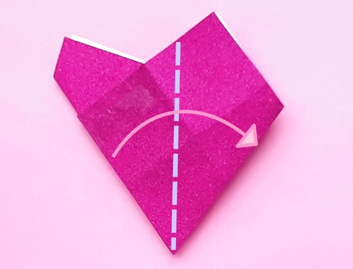 Make pink paper glitter flowers