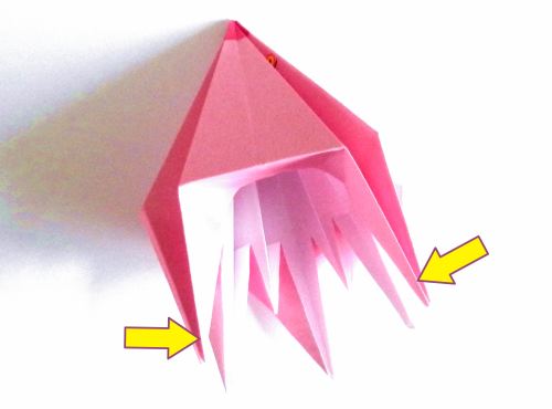 Fold an Origami Pink Panther