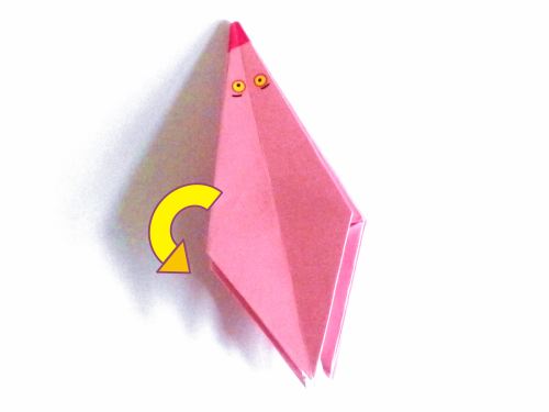 Fold an Origami Pink Panther