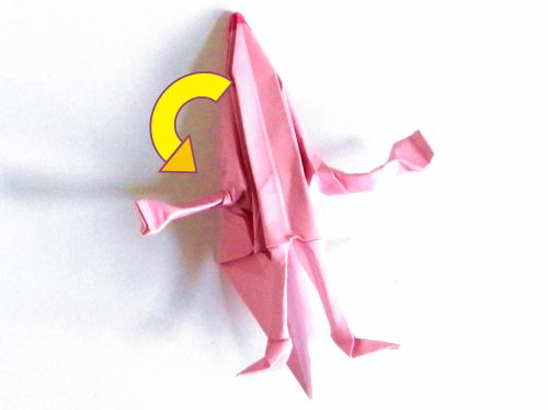 Fold an Origami Pink Panther