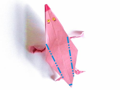 Fold an Origami Pink Panther