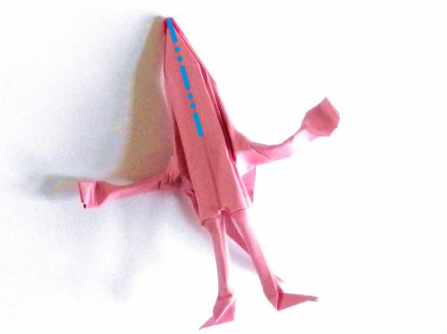 Fold an Origami Pink Panther