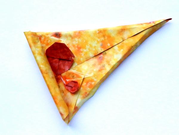 Origami Pizza slice