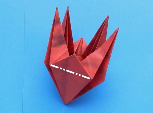 Een kerstster bloem maken van papier