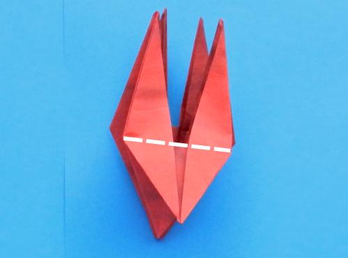 Een kerstster bloem maken van papier Een kerstster bloem maken van papier