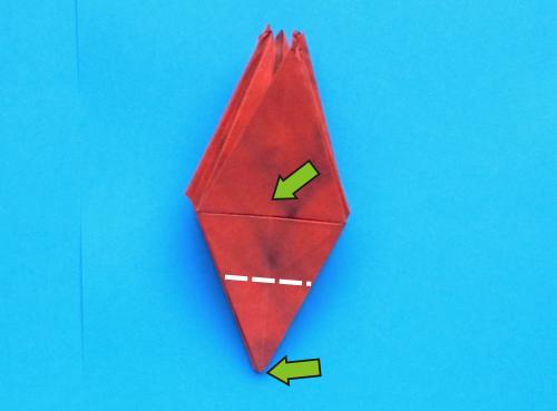 Een kerstster bloem maken van papier