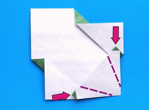 Een kerstster bloem maken van papier Een kerstster bloem maken van papier