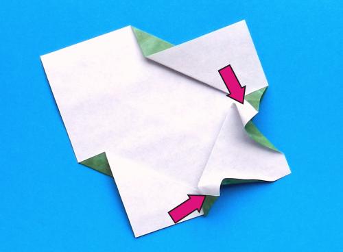 Een kerstster bloem maken van papier Een kerstster bloem maken van papier