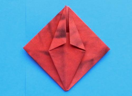Een kerstster bloem maken van papier Een kerstster bloem maken van papier