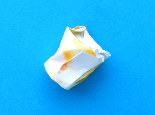 Popcorn knutselen van papier Popcorn knutselen van papier