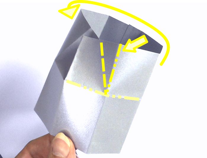 Popcorn machine van papier maken Popcorn machine van papier maken