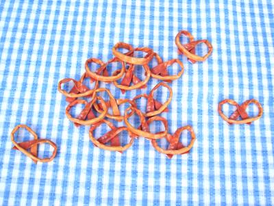 tasty looking origami pretzels