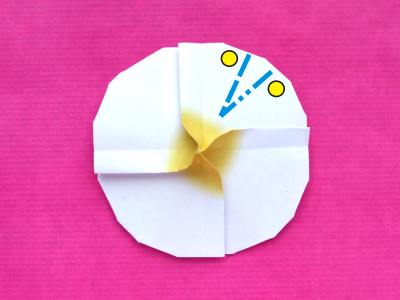 instructions for making an origami primrose