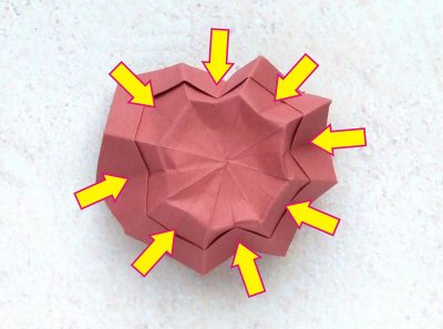 easy origami primrose diagrams easy origami primrose diagrams