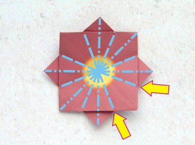 easy origami primrose diagrams easy origami primrose diagrams