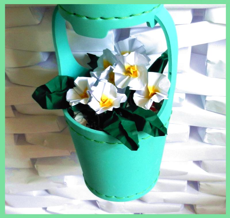 Origami primroses Origami primroses