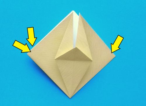 origami Pterodactyl step by step folding instructions