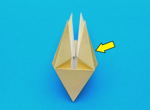 origami Pterodactyl step by step folding instructions