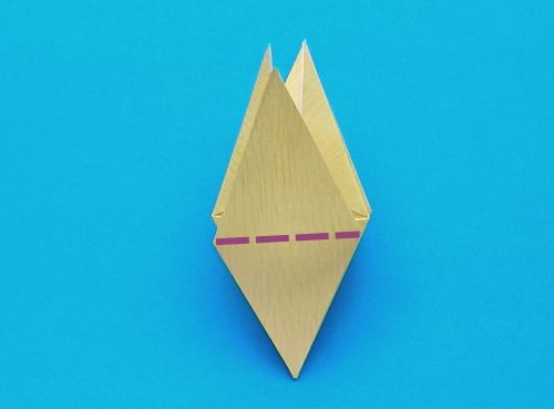 origami Pterodactyl step by step folding instructions