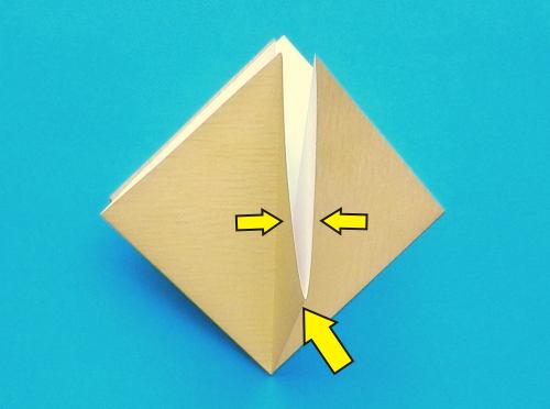 origami Pterodactyl step by step folding instructions